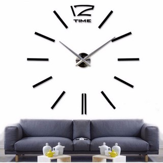 Đồng hồ dán tường cỡ đại diy 3d clock mẫu số 4
