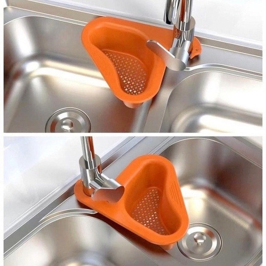 Giá Đựng Ráo Nước Đa Chức Năng Gắn Bồn Rửa Nhà Bếp