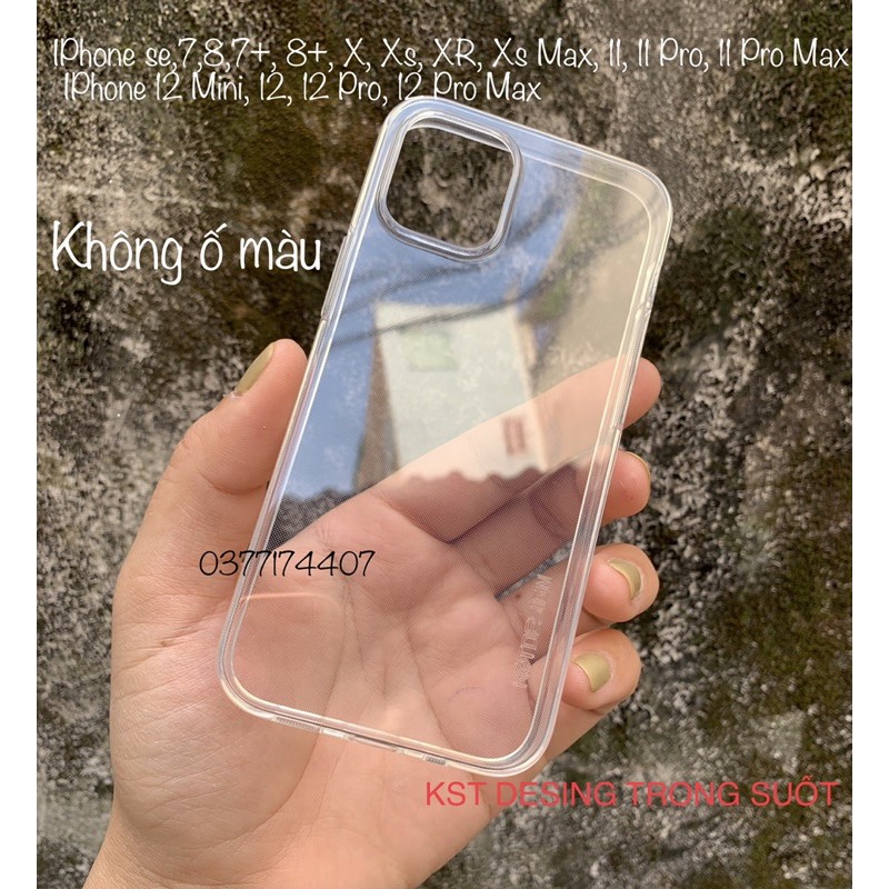 Ốp lưng KSt Desing iPhone 12 Mini/ 12/ 12 Pro/ 12 Pro max/11/ 11 Pro/ 11 Pro Max/ Xs max / XR/ Xs/ 7 Plus 8 SE