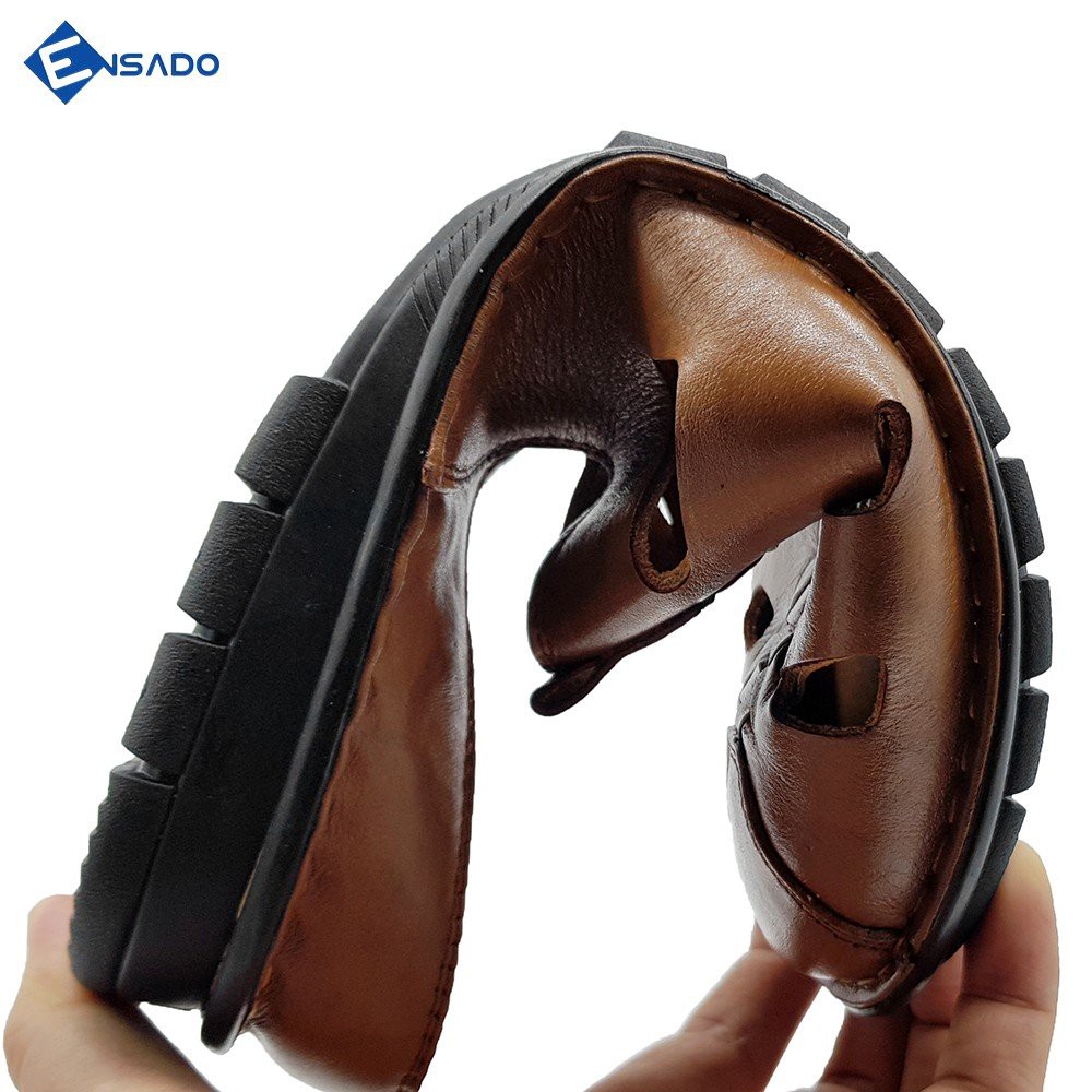 Giày Lười Hè Giày Mùa Hè Nam Da Bò Đẹp Độc Đáo Ensado LH0816