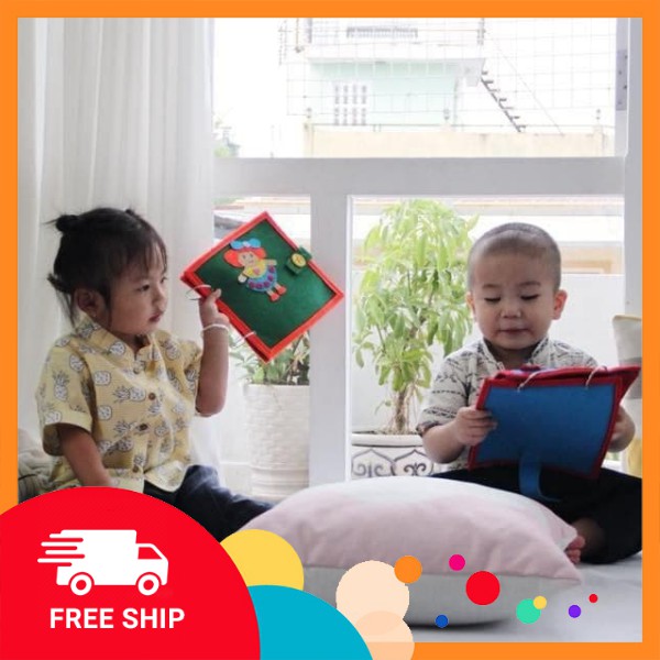 [FREESHIP] Sách Vải Một Ngày Của Bé Gái - Đạt chất lượng xuất khẩu - An Toàn - Đồ chơi cho bé