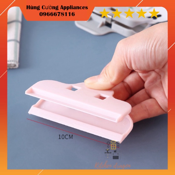 Kẹp miệng túi gói thực phẩm - dạng lớn - kẹp khóa kín bảo quản thức ăn, bim bim, gia vị, bánh kẹo-LO-130