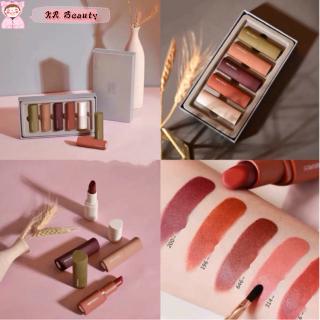 【Giá thấp nhất trên toàn mạng】[COMBO 6]Full Set 5 Cây Son Sáp Lì Holdlive Mousse Velvet Lipstick Hàng Nội Địa Trung