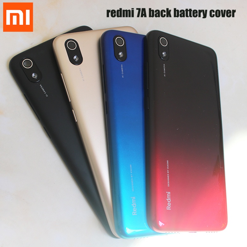 Nắp Lưng Nắp Đậy Pin Xiaomi Redmi 7A Chính Hãng Với ống kính máy ảnh