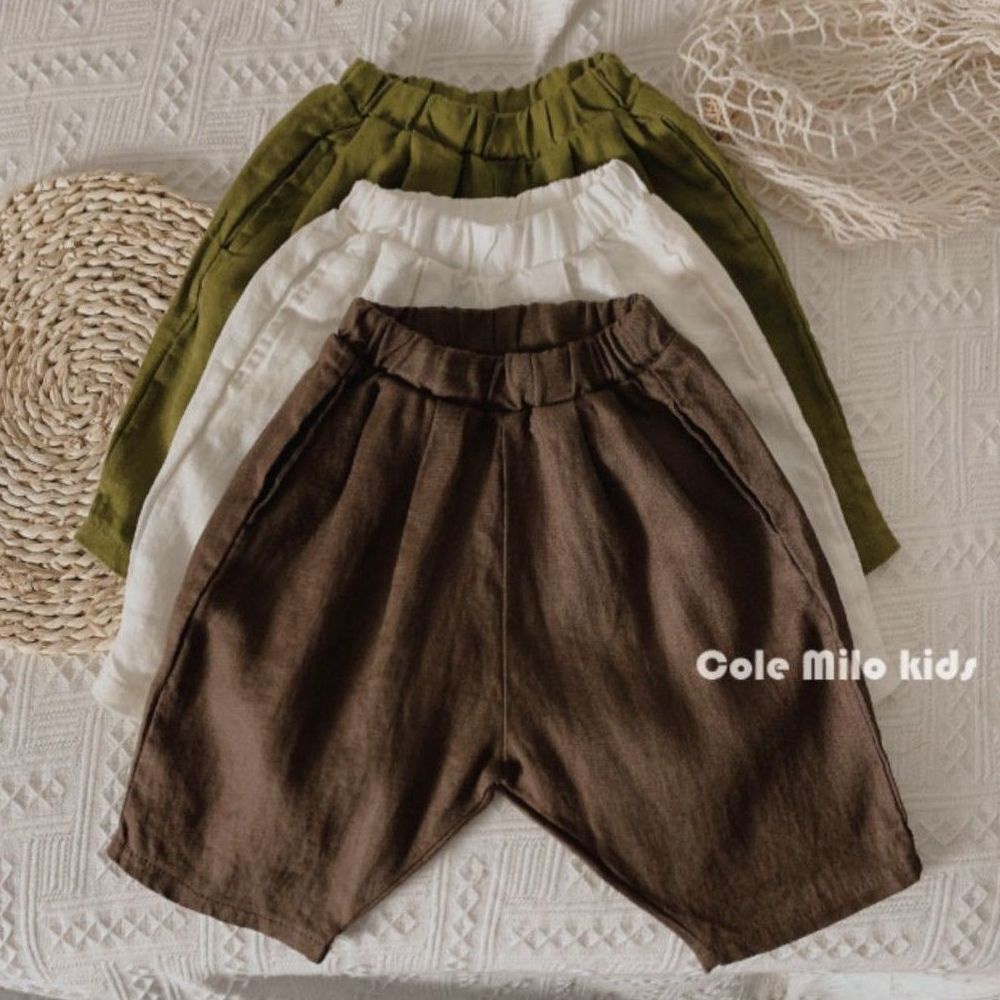 Quần Short Cotton Lanh Phong Cách Mori Nhật Hàn Thời Trang Mùa Hè Hàng Bán Chạy Thời Trang Mùa Hè Cho Bé Trai