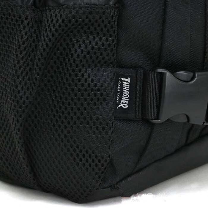 Balo Vải Oxford In Chữ THRASHER Thời Trang Đường Phố Cho Nam Và Nữ
