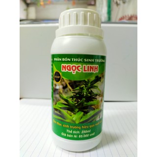 Chế phẩm Ngọc Linh A5VIP – thúc đẩy sinh trưởng mạnh, mập thân , to lá , nhiều chồi (250ml)
