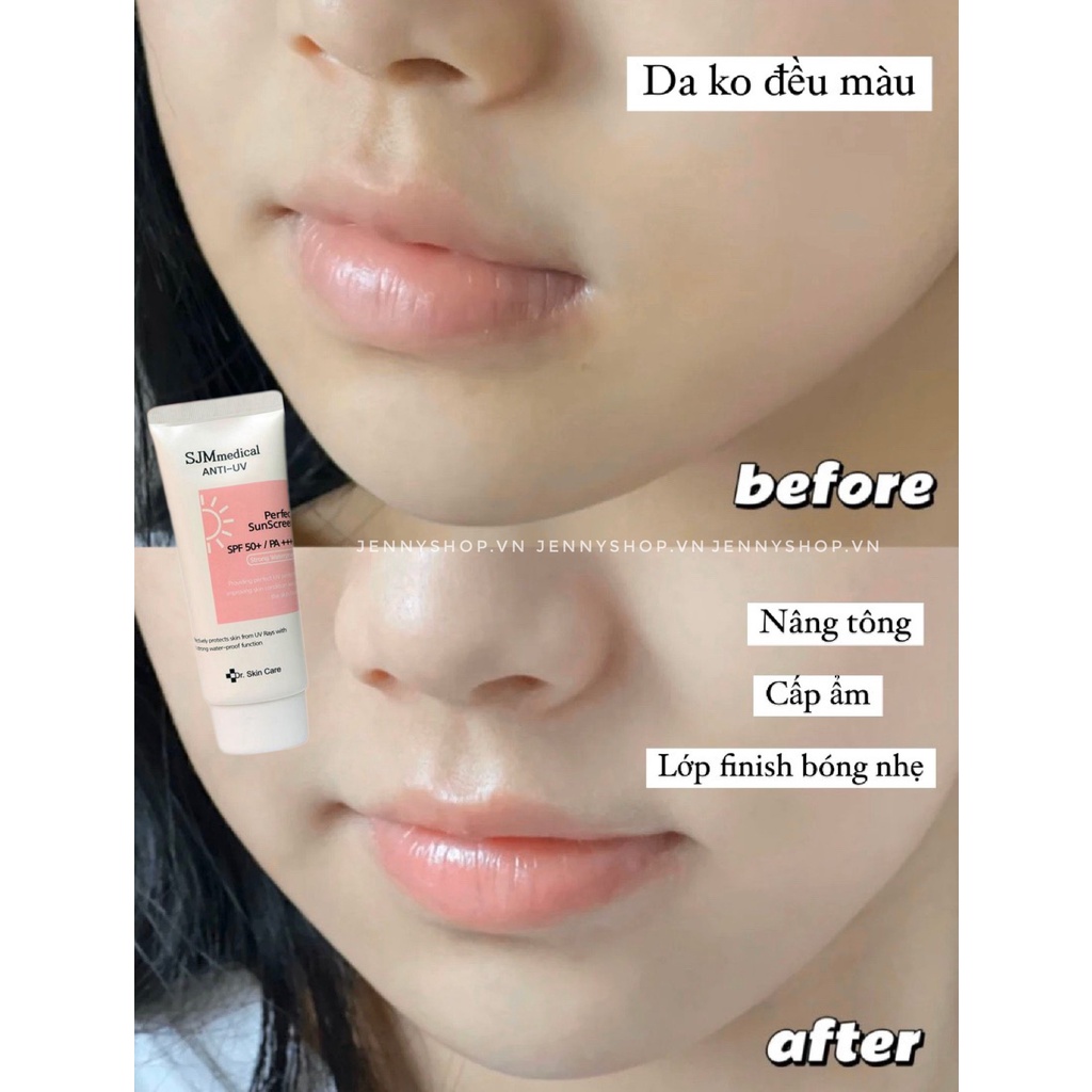 Kem Chống Nắng Dr.Skincare Sjm Medical Anti-Uv Perfect Sunscreen SPF50 PA++++