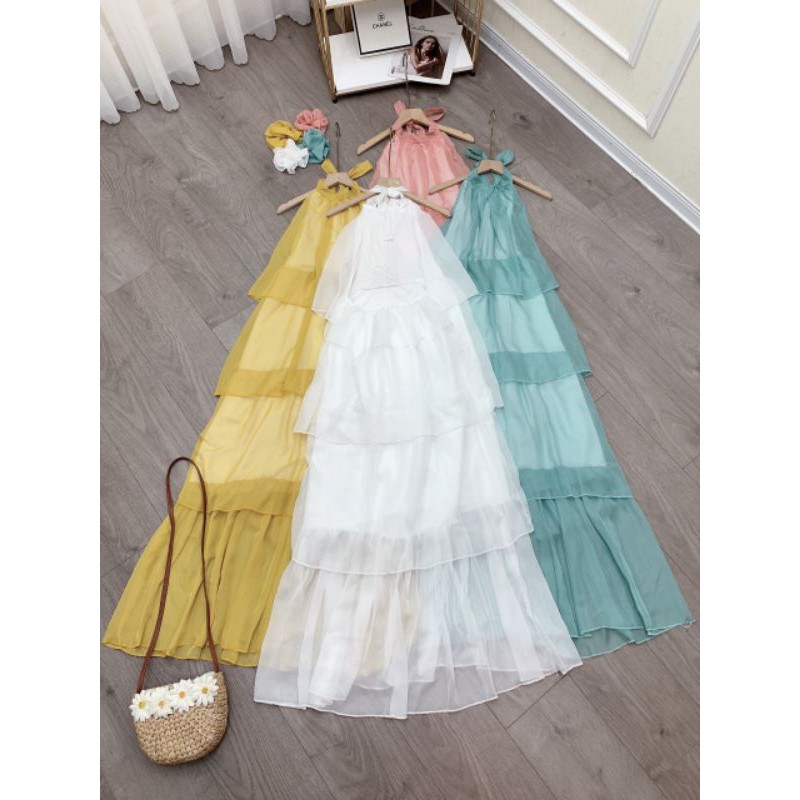 SALE VÁY MAXI CỔ YẾM | BigBuy360 - bigbuy360.vn