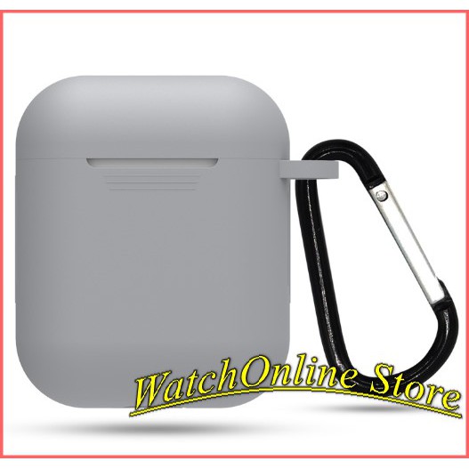 Bao silicon Airpod /Airpods bảo vệ tai nghe Blutooth Apple có móc đeo