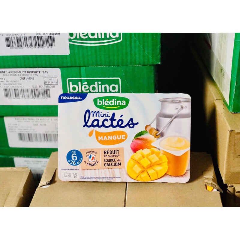 SỮA CHUA BLEDINA PHÁP vỉ 6hx55g date 10/2024