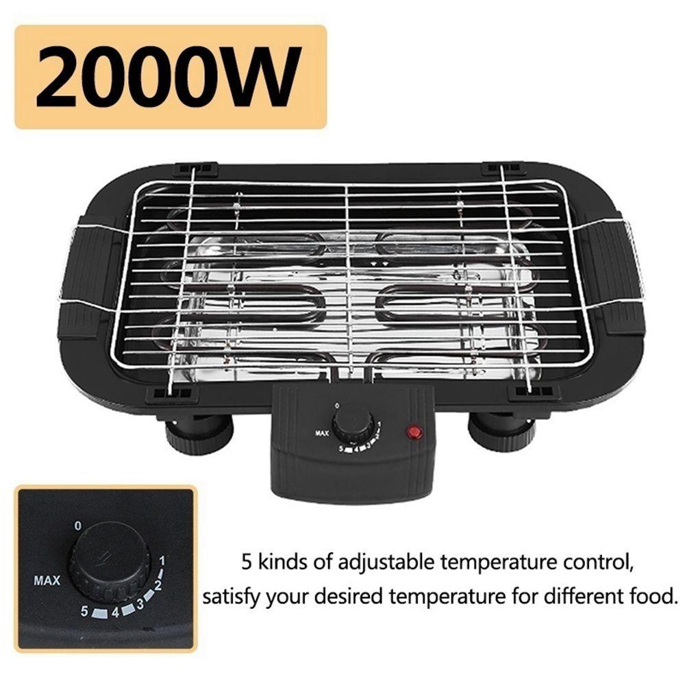 Vỉ Nướng BBQ Chống Dính Điều Chỉnh Nhiệt Độ 5 Chế Độ