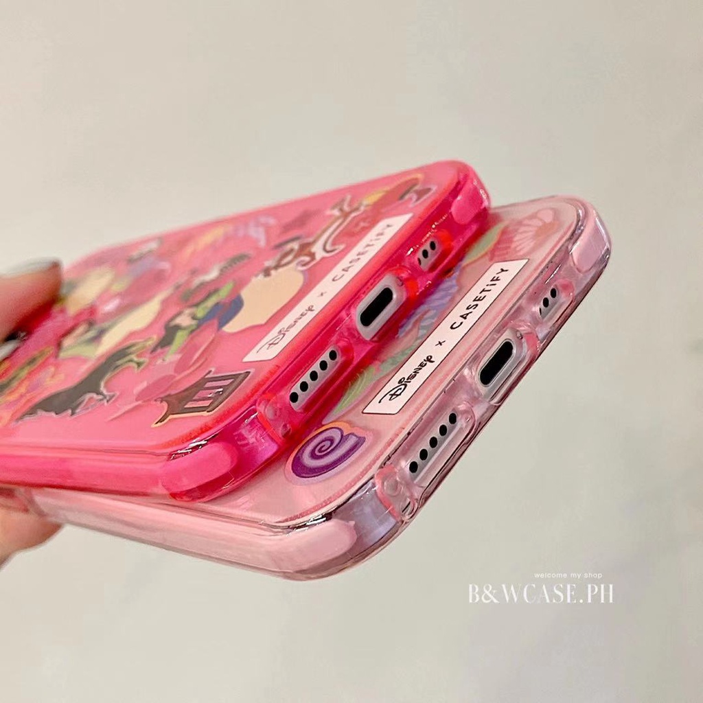 Ốp điện thoại mềm chống sốc màu neon dạ quang họa tiết công chúa cho Iphone 12 11 Pro