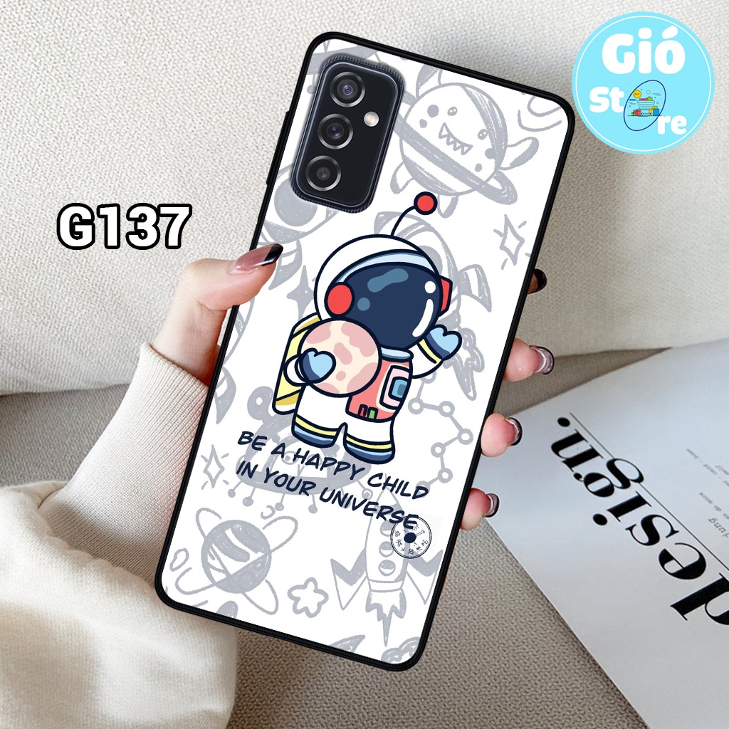 Ốp lưng SAMSUNG M52 5G - Ốp điện thoại SAMSUNG in hình phi hành gia đáng yêu,vũ trụ,lưng nhựa cứng viền dẻo