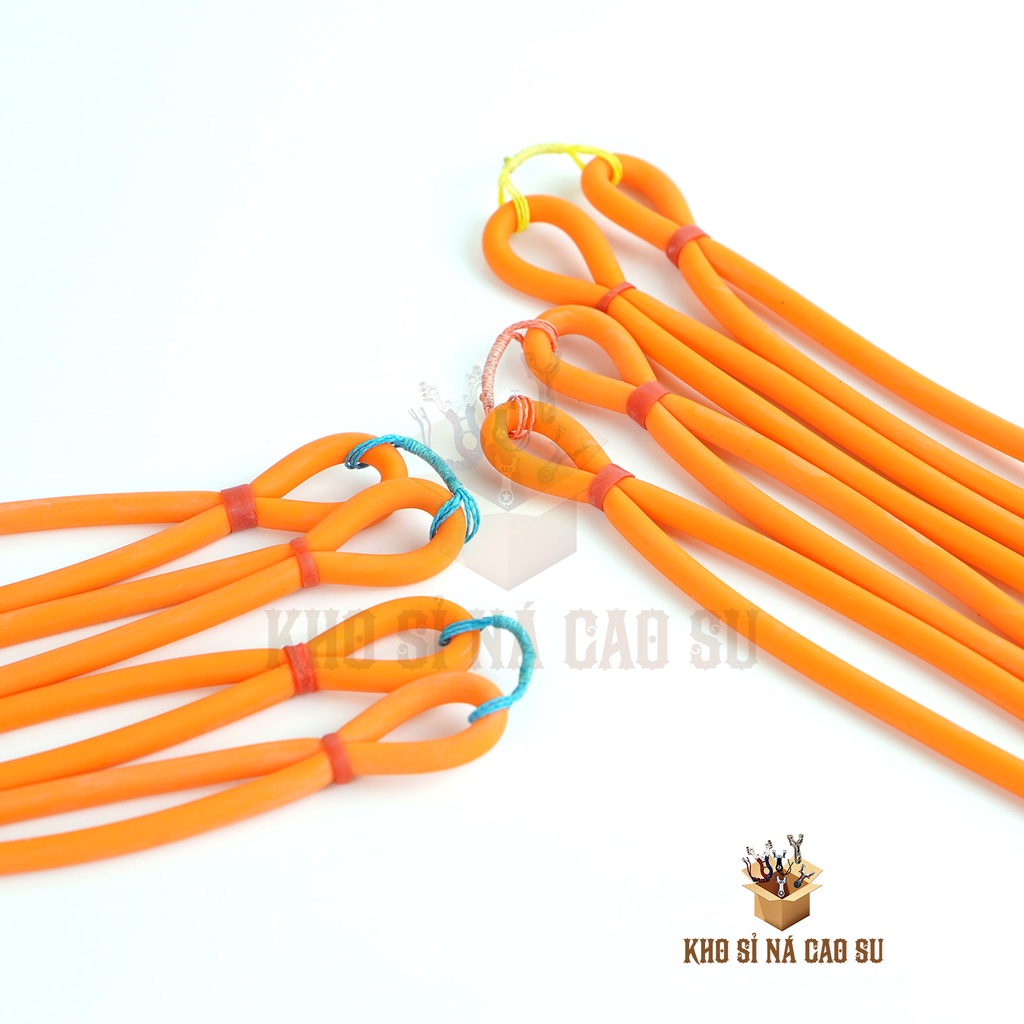 5 Dây Thun Tròn Bắn Cá Ná Cao Su, Mã 2050 - Loại Đôi 2 Dây Đôi Cao Cấp Cho bạn trải nghiệm tốt nhất ổn định