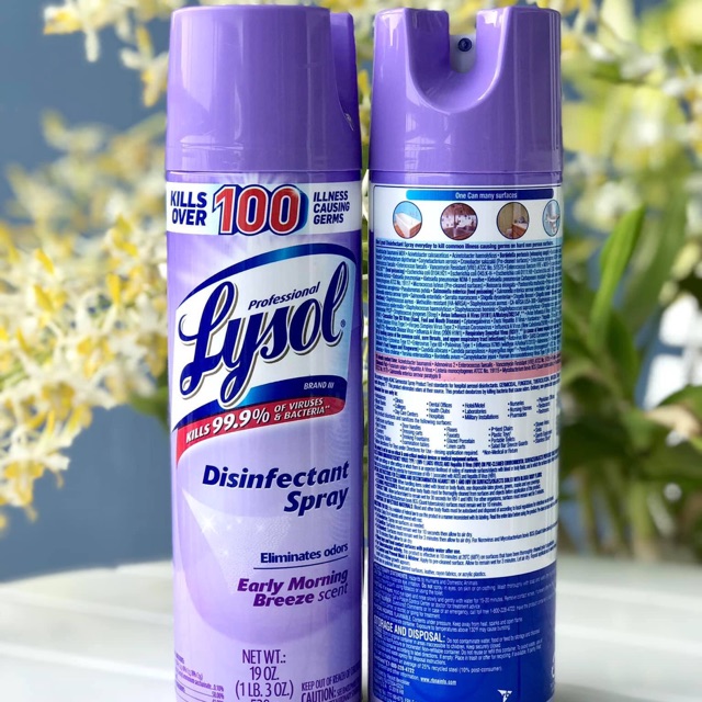 XỊT PHÒNG DIỆT KHUẨN LYSOL - MỸ