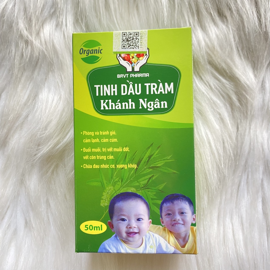 TINH DẦU TRÀM Khánh Ngân - Phòng tránh gió cảm lạnh, đuổi muỗi,giảm vết muỗi, côn trùng cắn,giảm đau nhức cơ, xương khớp