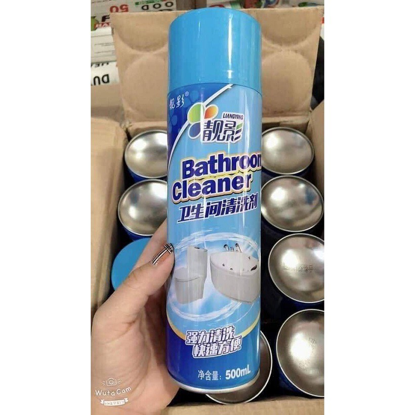 Bình xịt tẩy rửa vệ sinh nhà tắm bọt tuyết Bathroom Cleaner 500ML - Làm sạch nhanh, diệt khuẩn hiệu quả