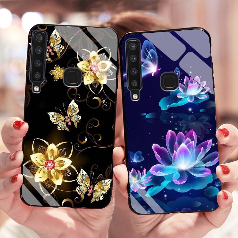 Ốp Samsung Galaxy A9 2018 Lưng Kính Cường Lực Mới Nhất