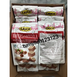 Bánh Xốp CRICH Wafers nhân kem hạt dẻ 250gr/túi