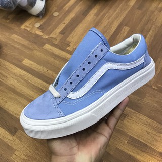 Giầy vans xanh da trời hàng 11 ( full box + free ship )