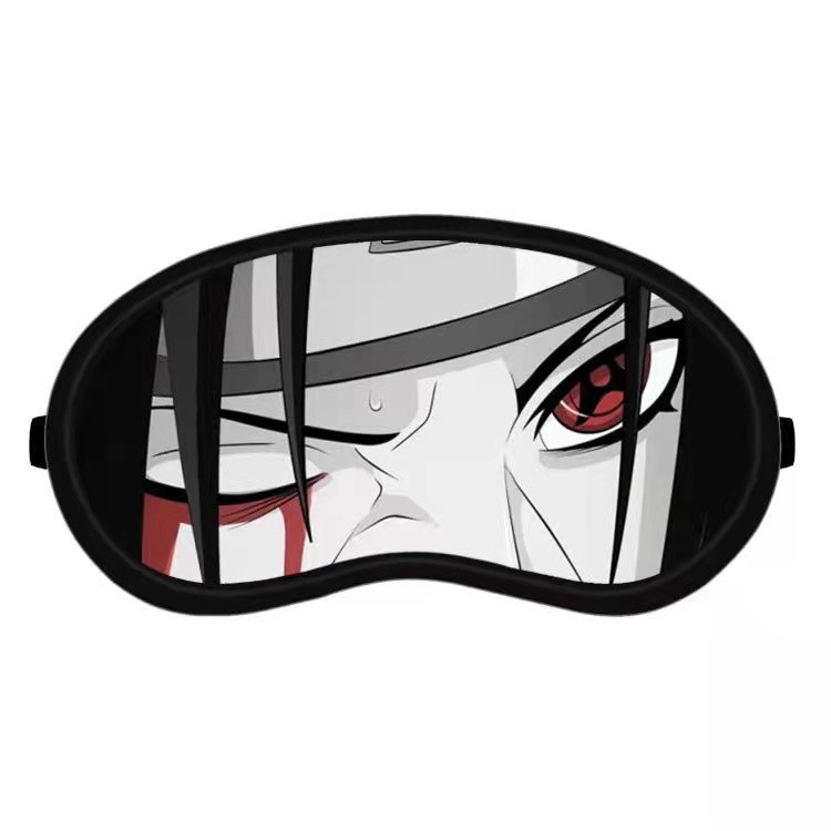 Mặt nạ bịt mắt khi ngủ in hình hoạt hình Naruto / One Piece 3D có thể mang đi du lịch