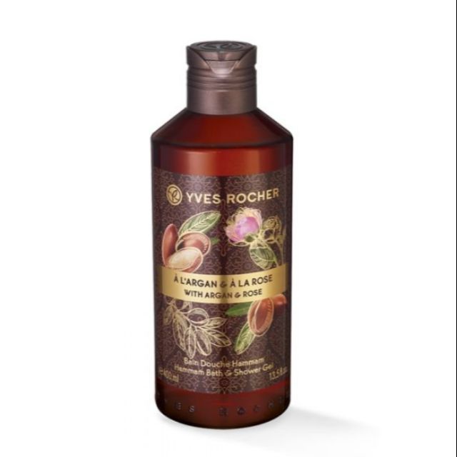 Gel tắm ARGAN ROSE của hãng yves rocher 400ml