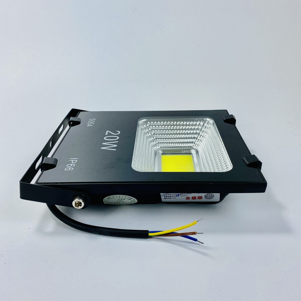 Đèn pha LED 50W 30w 20w IP66 siêu sáng chiếu sáng ngoài trời ánh sáng trắng, ánh sáng vàng, đèn xưởng, đèn công trình