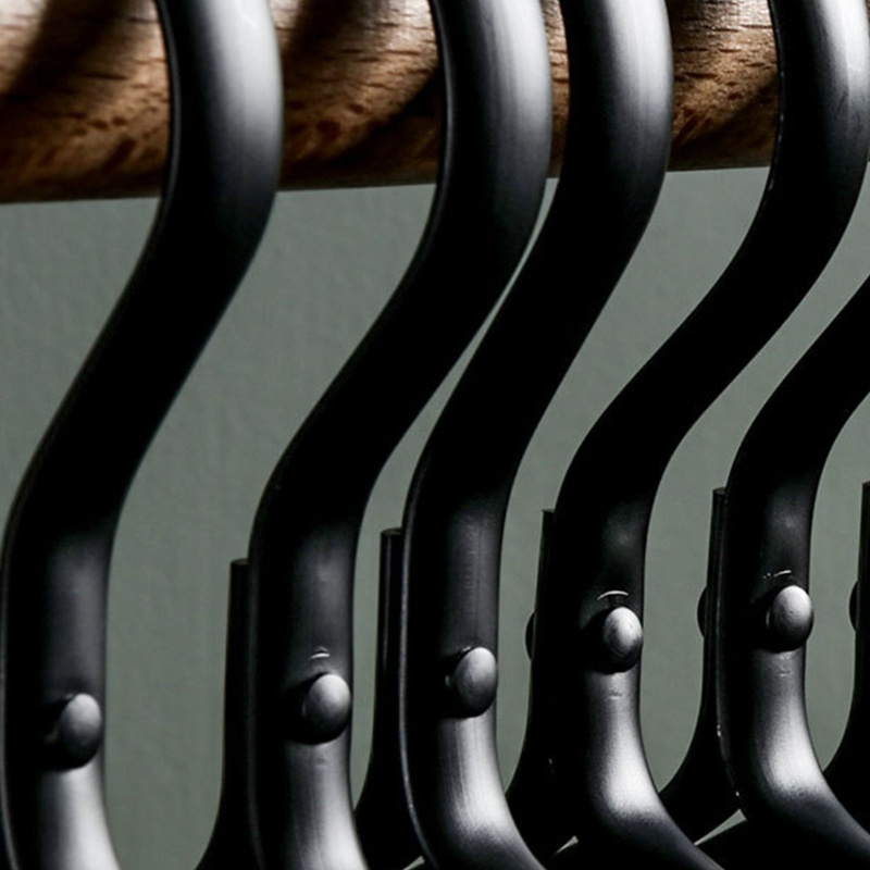 Set 10 Móc Phơi Quần Áo Bằng Hợp Kim Nhôm Không Biến Dạng Nặng Có Rãnh