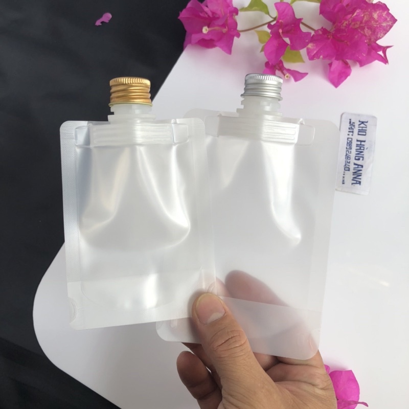 Túi Nhựa 100ml / 50ml / 30ml - Chai lọ Tuýp chiết Mỹ phẩm / đựng dầu gội / Sữa tắm vòi nhấn pump xịt giọt