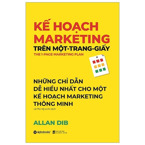 Sách Alphabooks - Kế Hoạch Marketing Trên Một - Trang - Giấy