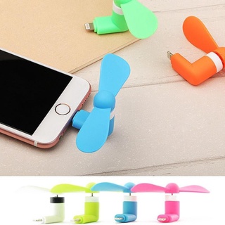 Quạt Mini 2 Cánh Gắn Điện Thoại Iphone Và Android (micro)