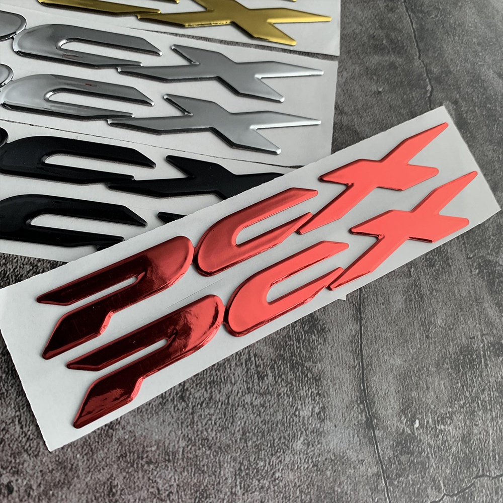 3D Resin Gel PCX Sticker Dán biểu tượng xe máy Honda Motocross cho Honda Pcx 125 150 Pcx125 Pcx150 2015 2018