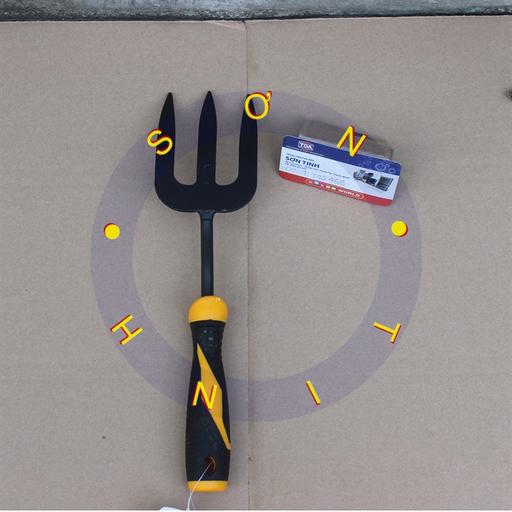 Cây Chỉa Xới Đất Làm Vườn 310mm Đầu Xới ( 76 x 120mm ) Tolsen 57506