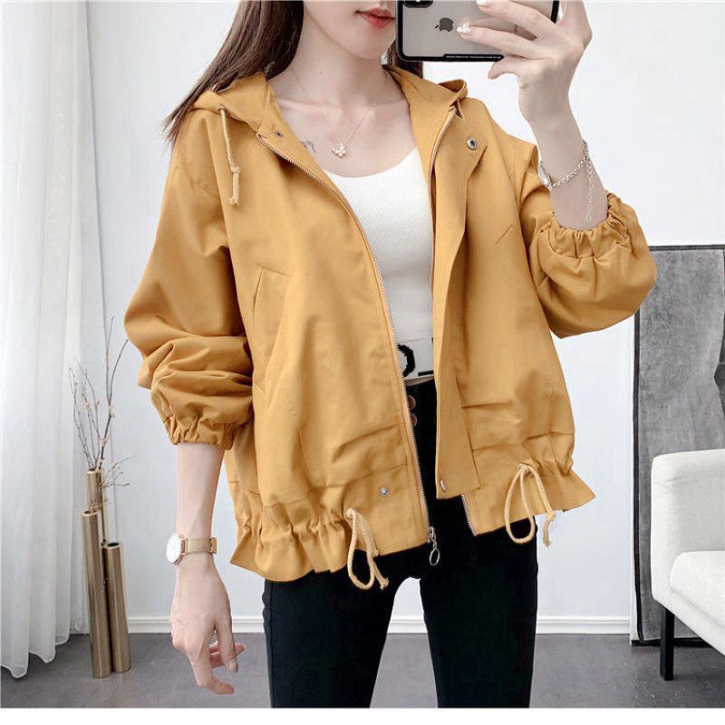 Áo khoác kaki kiểu nữ dây rút lai cực xinh , thiếu nữ teen cho các bạn trẻ THỜI TRANG KOKO MI