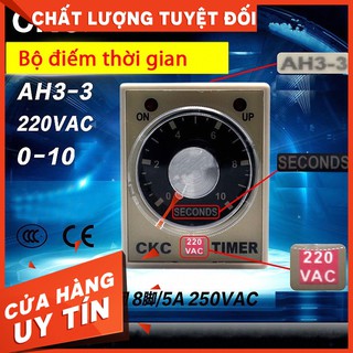 Relay Thời Gian CKC 6M 10M 30M 60M điện 220v kèm đếLoại 1