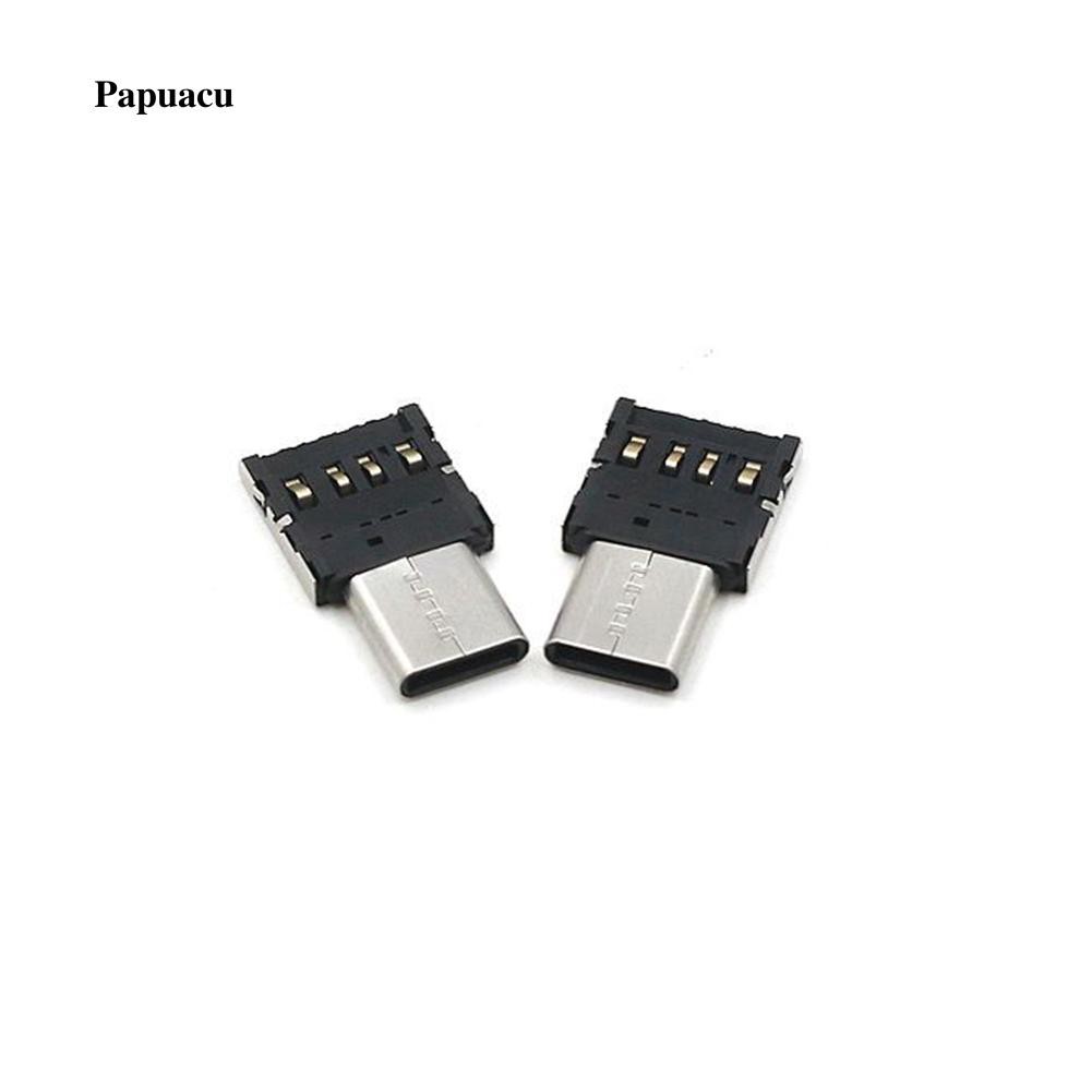Dây cáp kết nối âm thanh Type C sang USB OTG cho Macbook