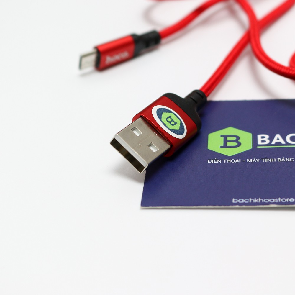 Dây sạc Samsung, Cáp sạc Hoco micro X14 chính hãng - dây dù, khó đứt, dài 1m