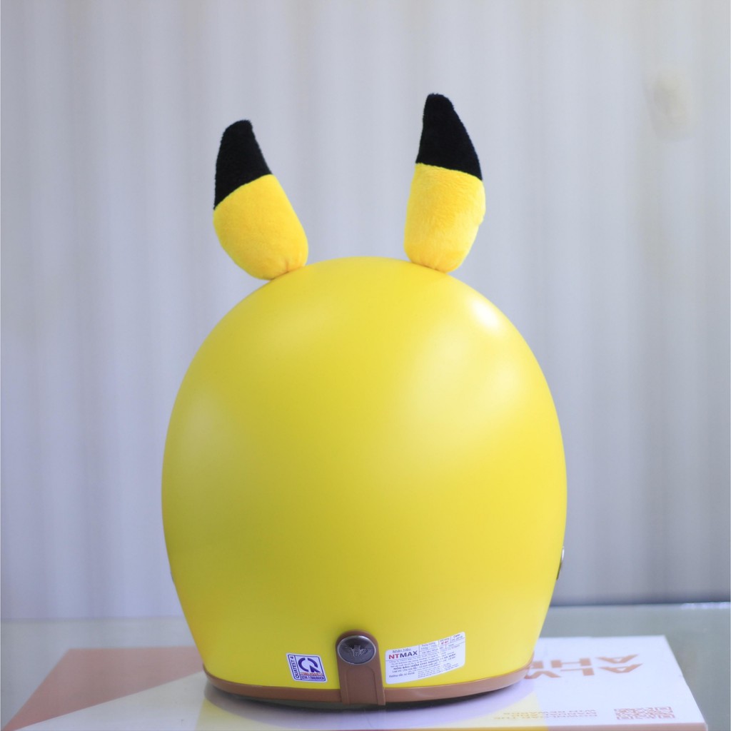 MŨ BẢO HIỂM NTMAX 3/4 PIKACHU SIÊU DỄ THƯƠNG