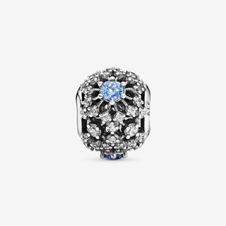 Pure Silver Snowflakes Charm