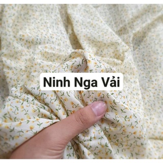 vải đũi hoa nhí