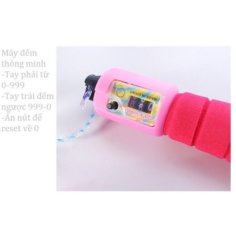 [Giá Rẻ] Dây tập nhảy tự động đếm, dây PVC bền bỉ, độ dài tùy chỉnh phù hợp cho trẻ em và người lớn - dụng cụ thể dục