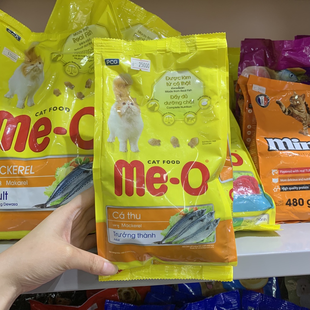 Thức ăn mèo Me-O 350g Hạt Meo cho mèo gói 350g