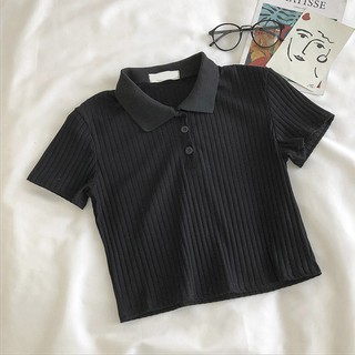 Áo thun gân polo DA410