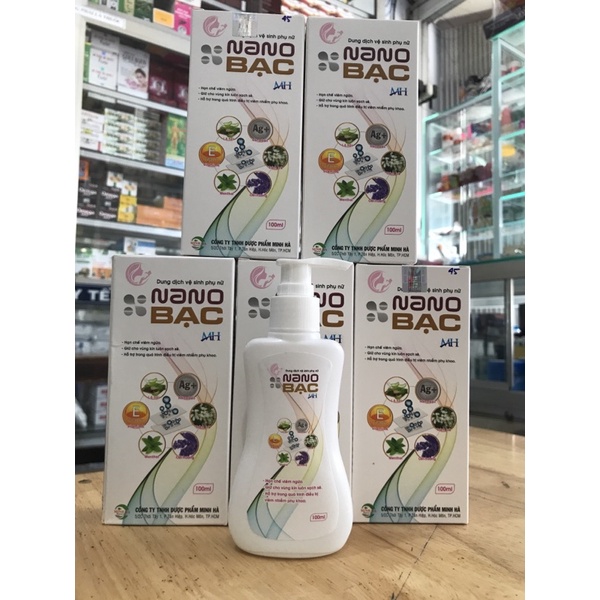 DUNG DỊCH VỆ SINH PHỤ NỮ NANO BẠC