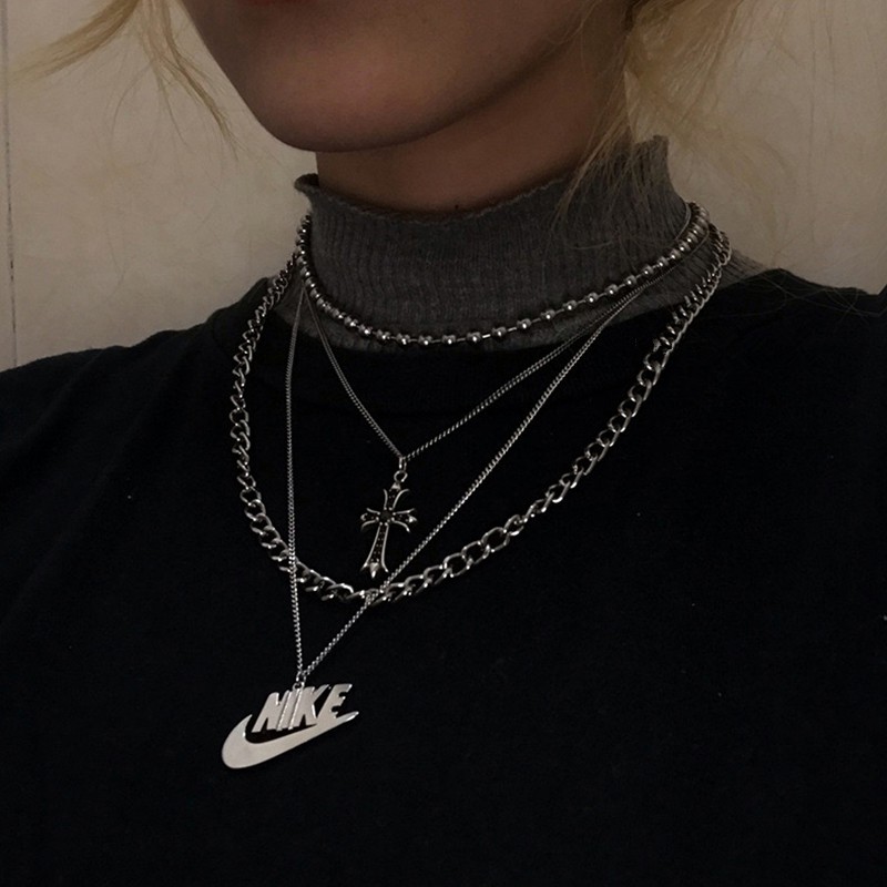 Vòng Cổ Dây Chuyền Mặt Nhiều Kiểu Dáng Phong Cách Hip-hop Thời Trang Cho Nam Và Nữ