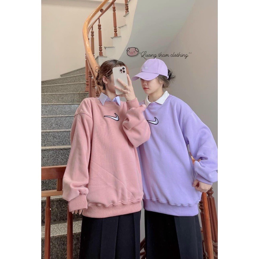Áo nỉ, áo sweater tay bồng NAIKI mẫu mới