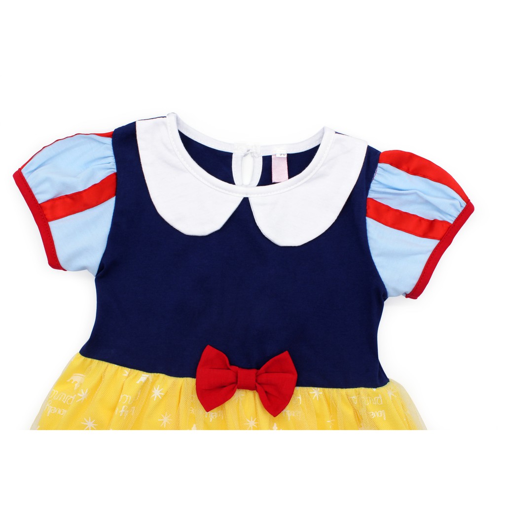 Crismas Đầm Hóa Trang Bạch Tuyết Đáng Yêu Cho Bé Gái