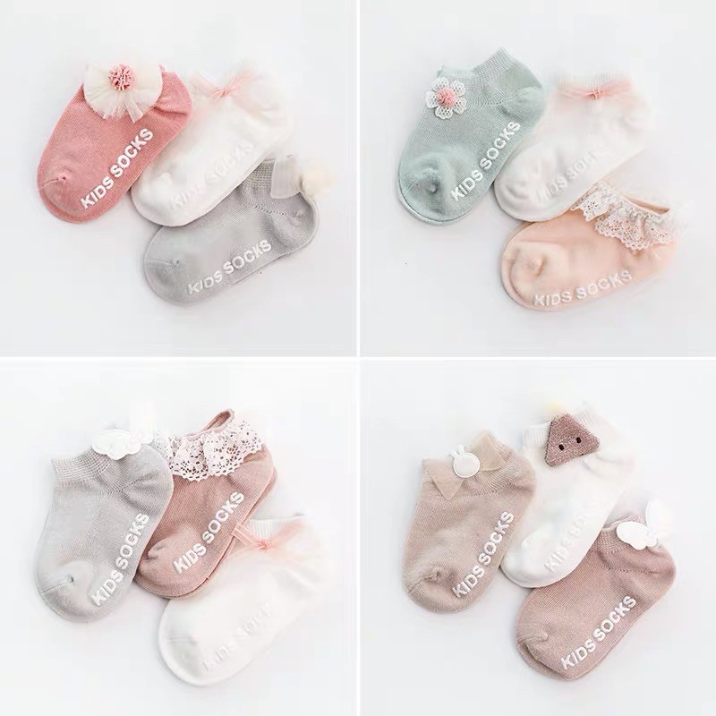 Set 3 đôi tất cổ ngắn Nemo Baby 3TAN22