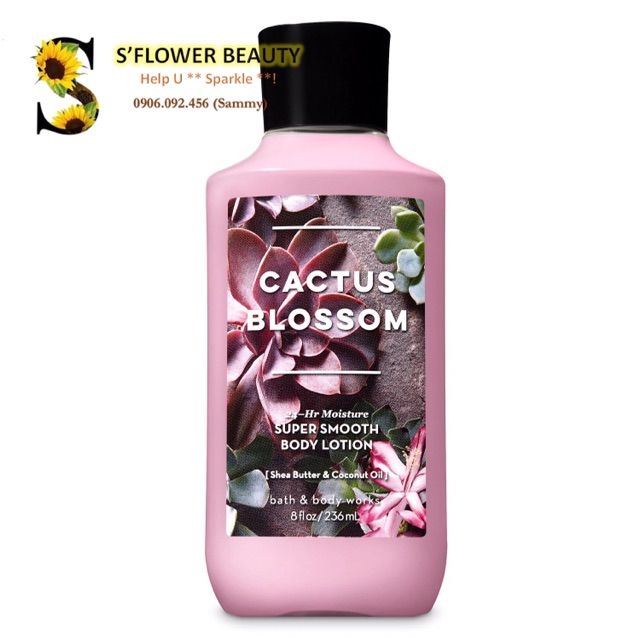 [Auth] Sản Phẩm Tắm Dưỡng Xịt Thơm Toàn Thân Lưu Hương Mịn Da Bath & Body Works Body Care - Cactus Blossom | BigBuy360 - bigbuy360.vn